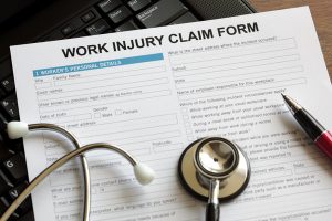 work injury claim from