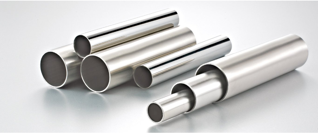 Austenitic steel pipes