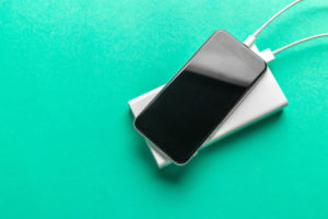 wall-mounted phone charging station