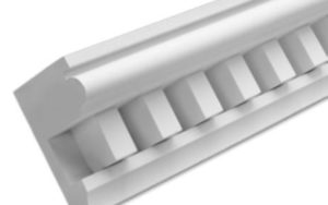 Exterior dentil molding