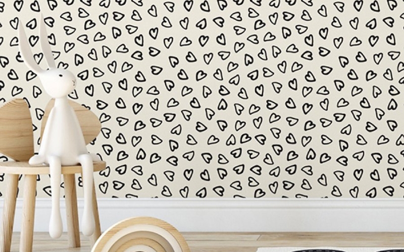 Framed wallpaper panels