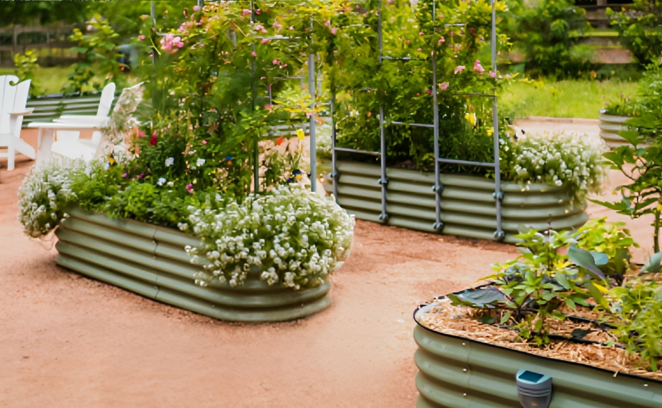 galvanized raised beds 