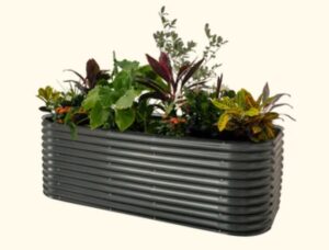 galvanized raised bed planter