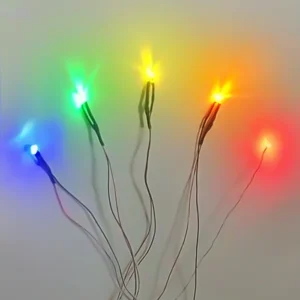 LED flicker bulb emitting soft, consistent light for energy-efficient illumination